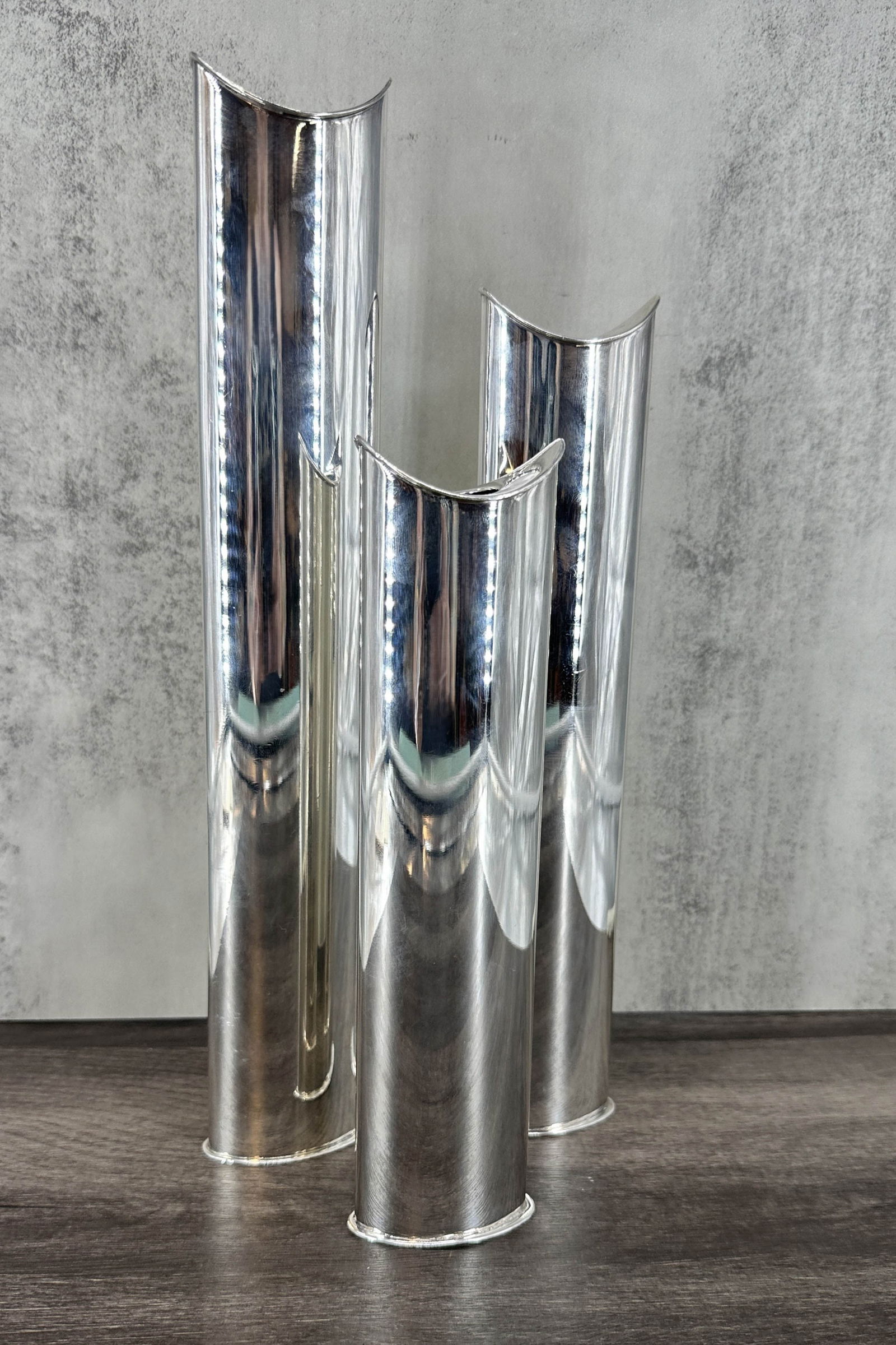 3 Pcs Graduated Candlesticks, Sabattini (1 of 7)