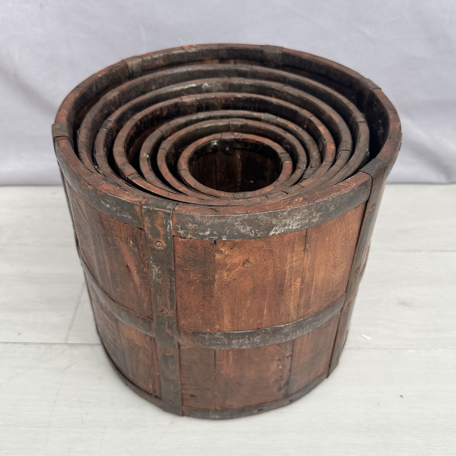 Graduated Wooden Pails (1 of 9)