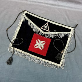 Antique Masonic Apron, AIOK of M