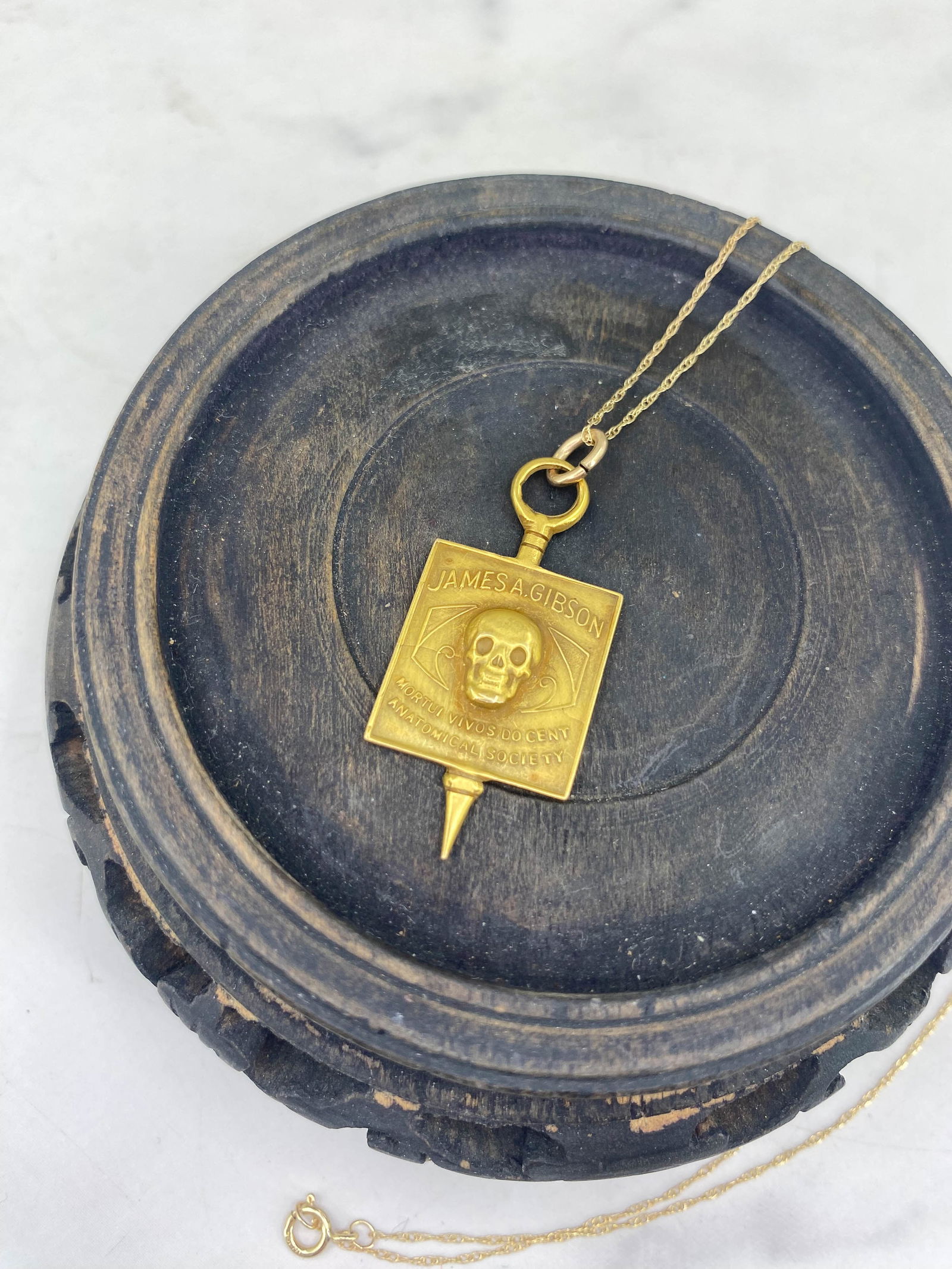 10K Anatomical Society Skull Pendent (1 of 8)