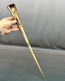 Vintage Memento, Sail Fish Bill With Shell Inlay