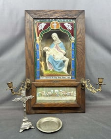 Antique Wall Altar, Viaticum