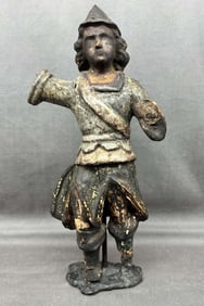 Early Continental Carved Wood Santos