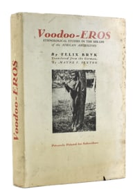 Voodoo-Eros Book By Felix Bryk, Numbered 1