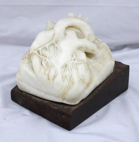 Mid-Century Alabaster Carved Heart