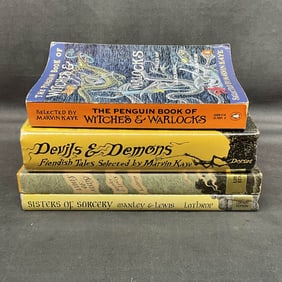 Book Collection On Witchcraft & Demons, Signed
