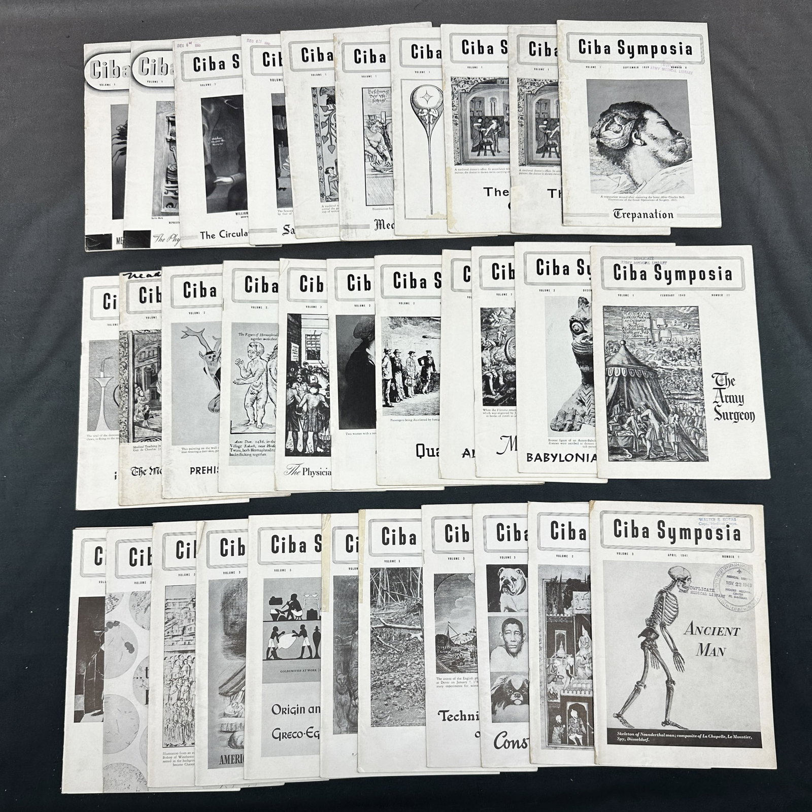 Ciba Symposia 1939-1941, Medical Journal (1 of 18)