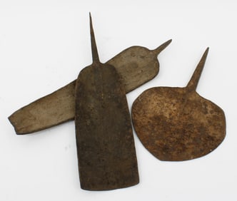 3 Pcs African Spade Hoe Currency