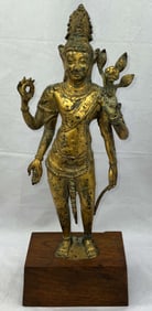 Antique Hindu Bronze, Vishnu
