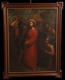 Second Stations of the Cross Oil Painting