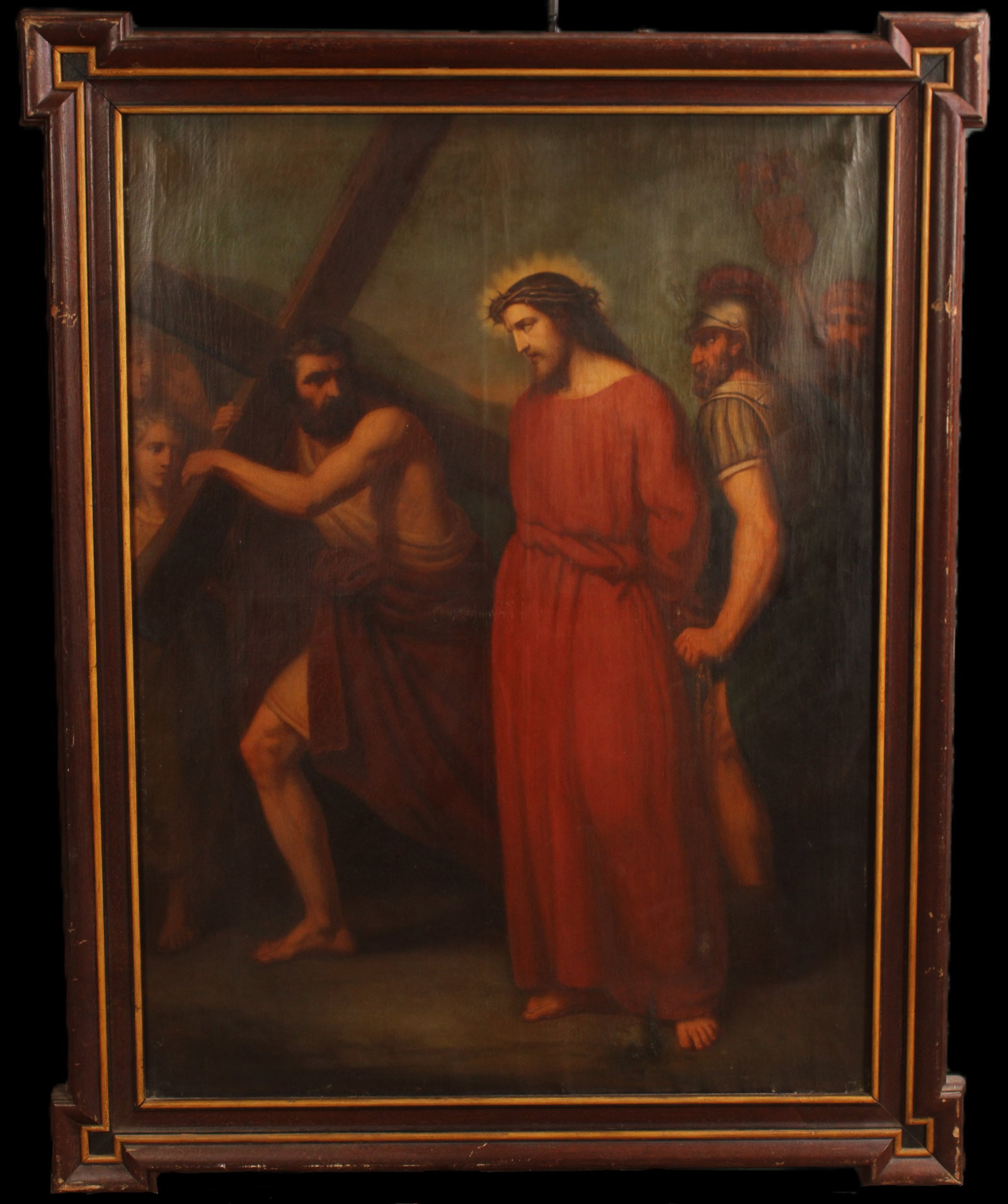 Stations of the Cross Oil Painting #5 (1 of 14)