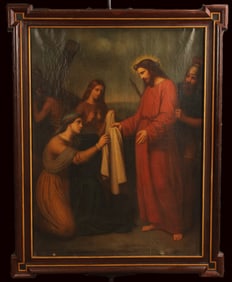 Religious Painting, Stations of the Cross #6
