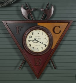 Seth Thomas Arcade Fraternal Order Clock