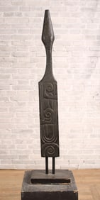 Oceanic Carved Wood Architectural Element