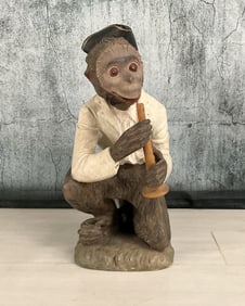 Vintage Terracotta Monkey