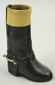 Figural Match Strike Riding Boot