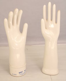 Vintage Porcelain Glove Molds