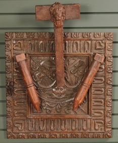 Wall Hung Hammer & Stake Plaque