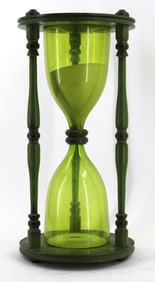 Green Glass Hourglass