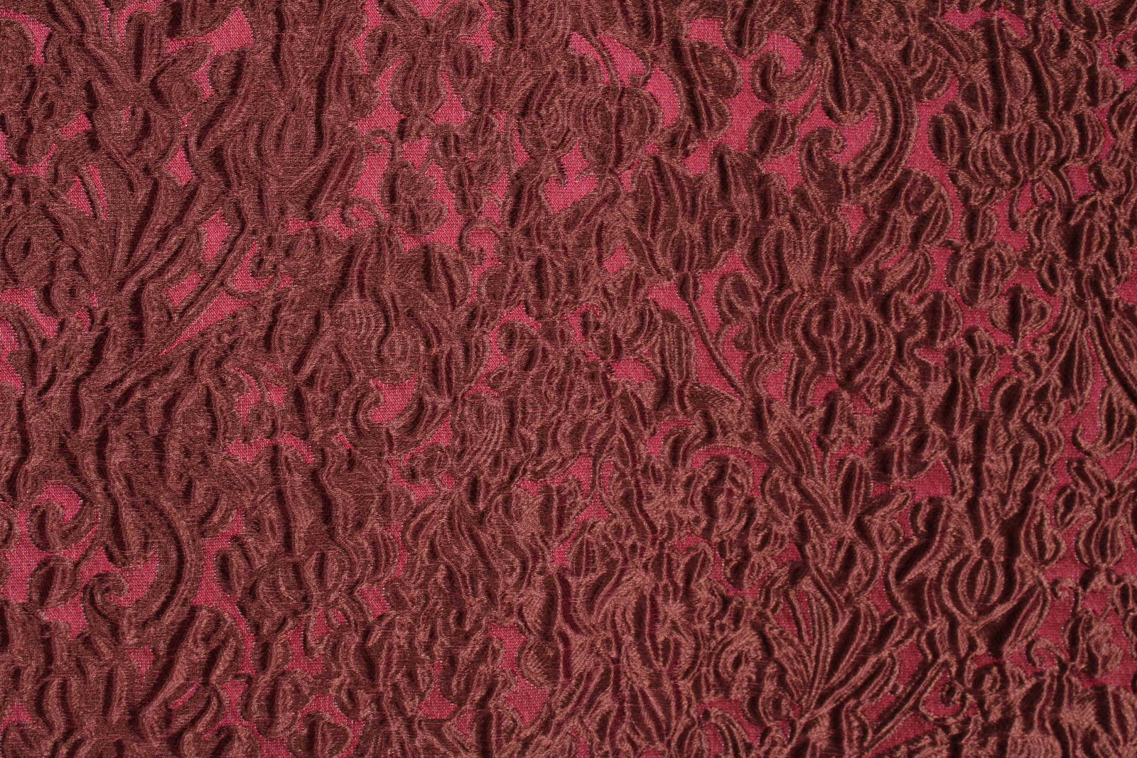 Satin jacquard damask fabric, beautiful texture and rich color. Unknown length. Size: 57"W: Satin jacquard damask fabric, beautiful texture and rich color. Unknown length. Size: 57"W