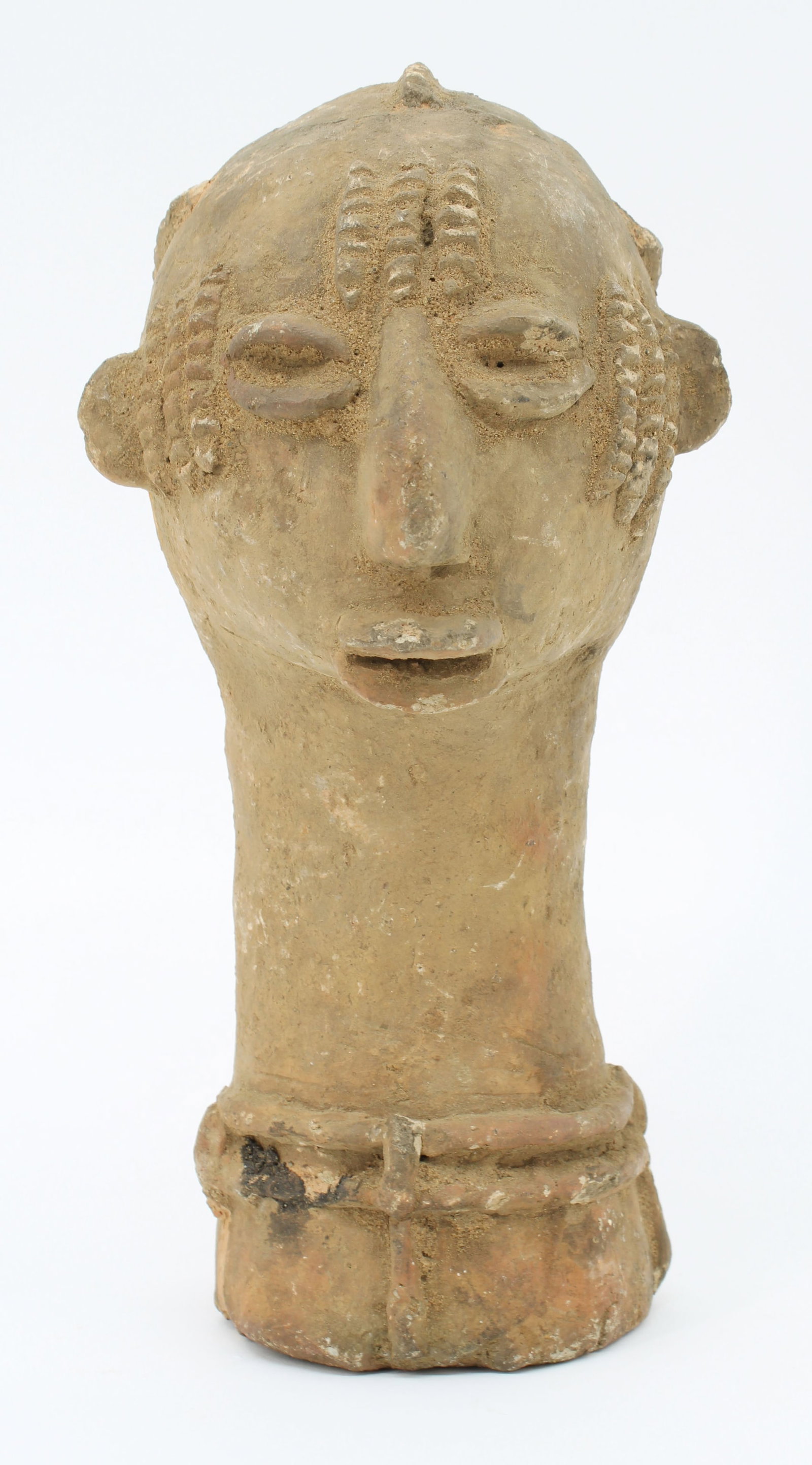 Katsina Culture, Terracotta Bust, Nigeria. Size: 8.5"T x 4"W x 4"D: Katsina Culture, Terracotta Bust, Nigeria. Size: 8.5"T x 4"W x 4"D
