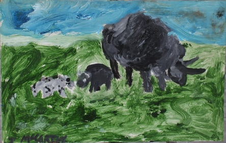 Justin McCarthy (20th C, Pennsylvania) Composition