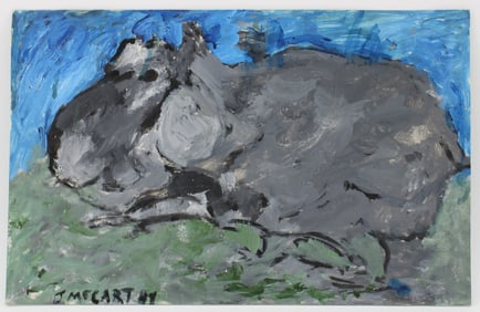 Justin McCarthy (20th C, Pennsylvania) Hippo