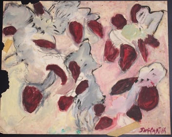 Justin McCarthy (20th C, Pennsylvania) Composition