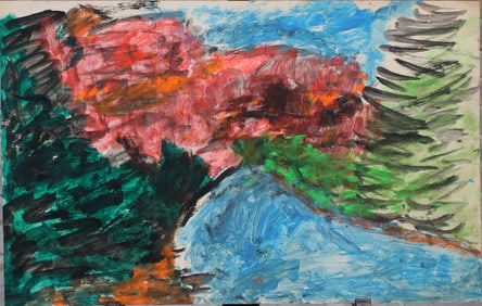 Justin McCarthy (20th C, Pennsylvania) Composition