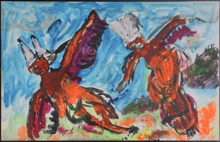 Justin McCarthy (20th C, Pennsylvania) Composition