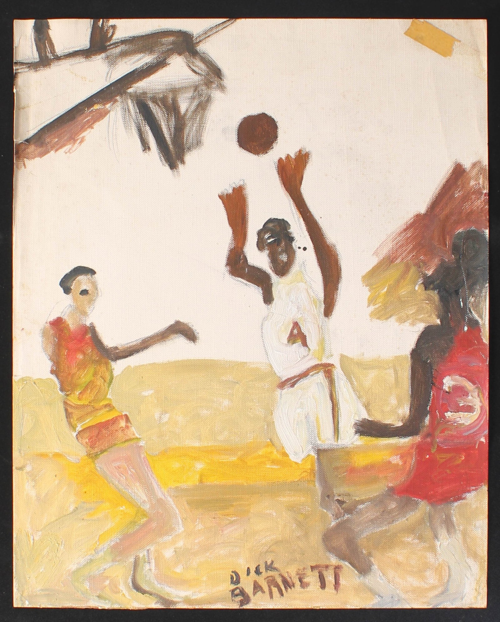 Justin McCarthy, Basketball Fandom Painting (1 of 3)
