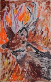 Justin McCarthy (20th C, Pennsylvania) Stag