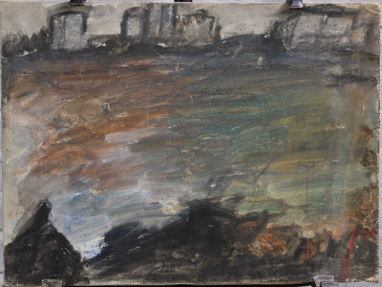 Justin McCarthy (20th C, Pennsylvania) Composition: Justin McCarthy (20th C, Pennsylvania) Composition. Regionalism. Recognized as a prolific Outsider Artist, Justin McCarthy's work is widely recognized andappreciated by collectors of Naive, Art Brut a