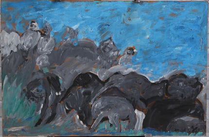 Justin McCarthy (20th C, Pennsylvania) Composition