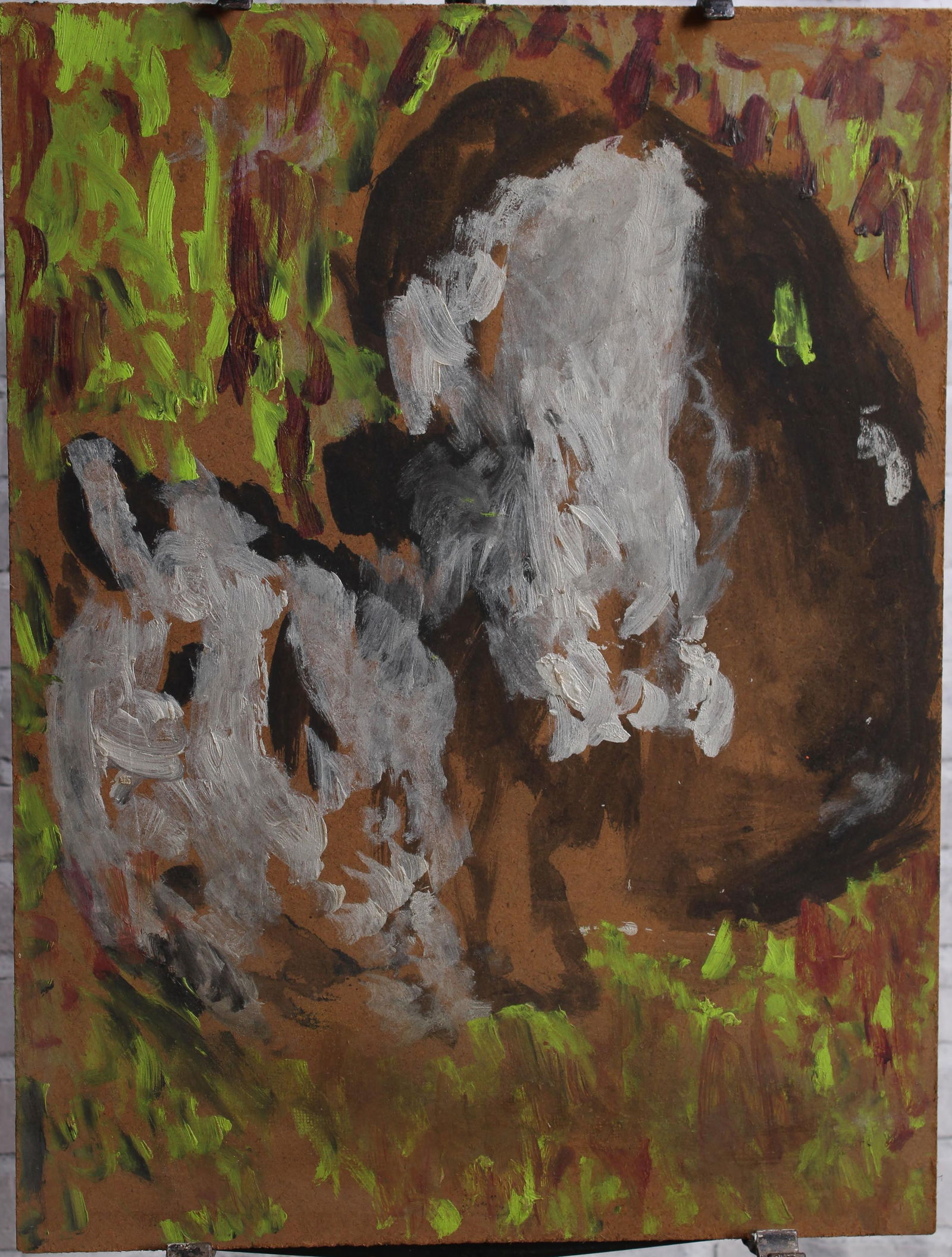 Justin McCarthy (20th C, Pennsylvania) Composition: Justin McCarthy (20th C, Pennsylvania) Composition. Recognized as a prolific Outsider Artist, Justin McCarthy's work is widely recognized andappreciated by collectors of Naive, Art Brut and Outsider A