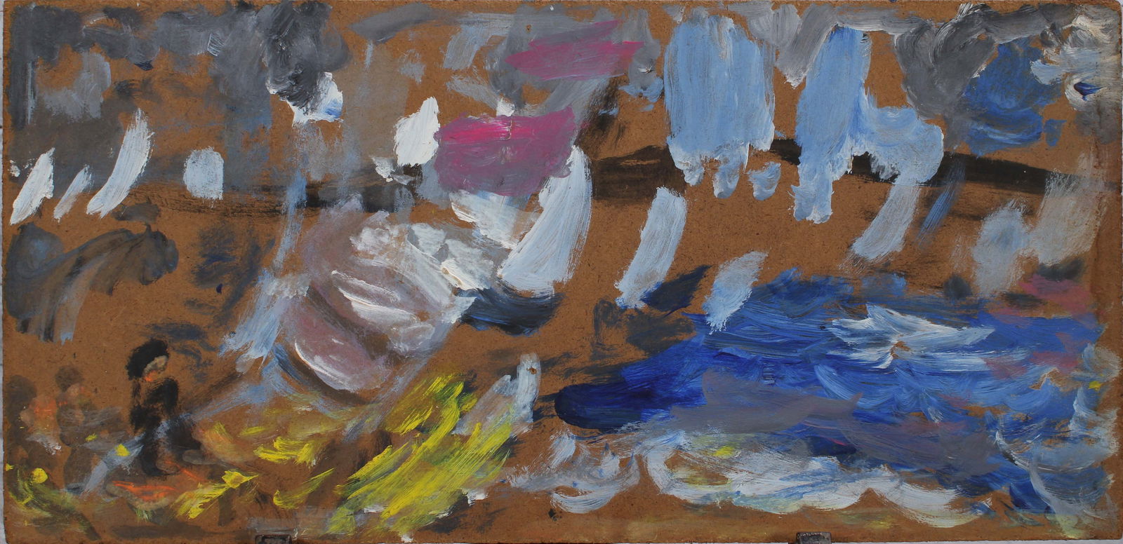 Justin McCarthy (20th C, Pennsylvania) Composition: Justin McCarthy (20th C, Pennsylvania) Composition. Recognized as a prolific Outsider Artist, Justin McCarthy's work is widely recognized andappreciated by collectors of Naive, Art Brut and Outsider A