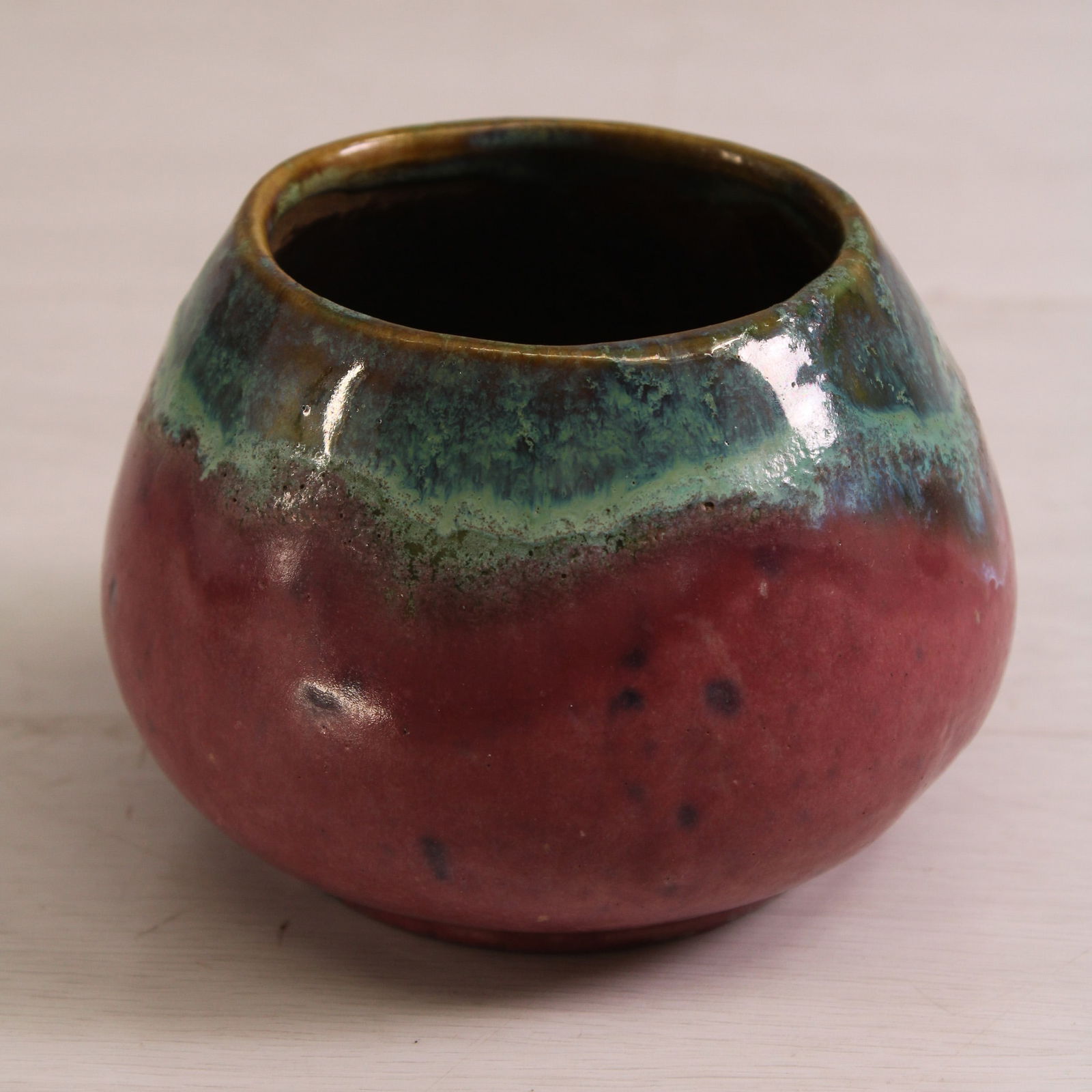 Fulper Pottery Drip Glaze Vase (1 of 6)