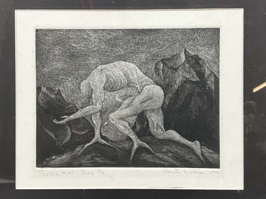 1973 Surrealist Lithograph