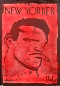 Framed Saul Steinberg Poster