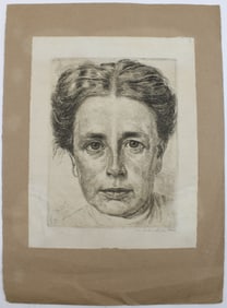 Portrait Etching, Richard Winckel