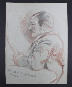 Richard Winckel 19th C Sketch