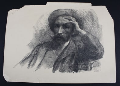 Richard Winckel Drypoint Etching, Signed