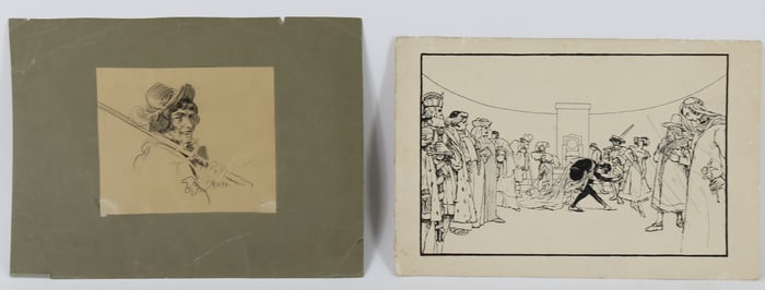Two Richard Winckel Etchings