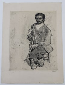 Winckel Figure Study Etching
