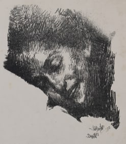 Woman Resting, Portrait By Richard Winckel