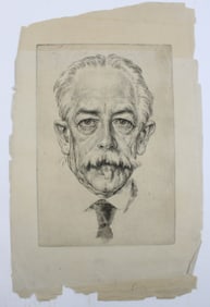 Man With Moustache, Portrait
