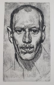 Richard Winckel Portrait Etching