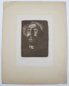 1898 Portrait Print, German, Winckel