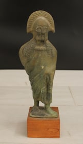 Bronze Spartan Figure, Draped Warrior