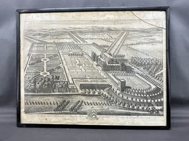 Antique English Architectural Plan